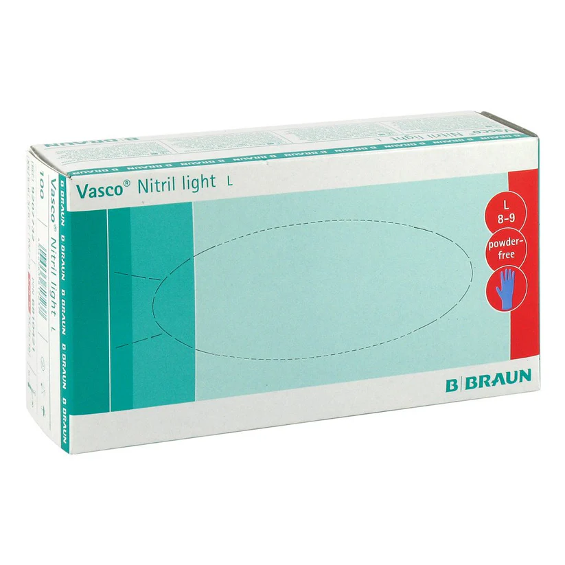 Bild von Vasco Nitril Light Untersuchungshandschuhe L (100 stk)