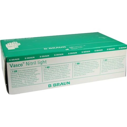 Bild von Vasco Nitril Light Untersuchungshandschuhe S (100 stk)