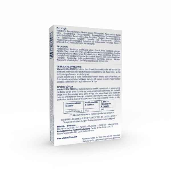 Bild von Vitamin D3 IBSA 2000 IE