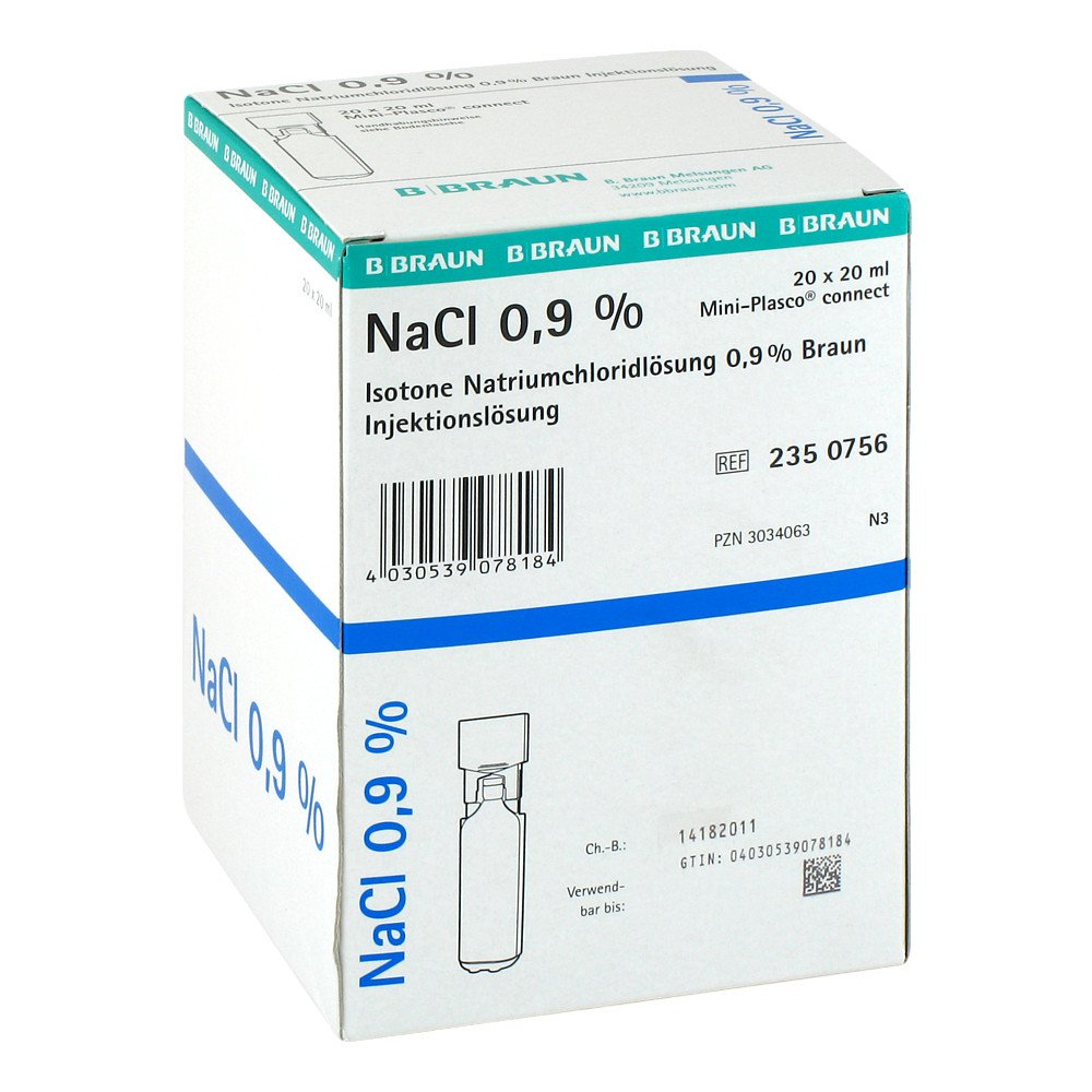 Bild von Kochsalzlösung 0,9% Miniplasco Connect (20x20 ml)